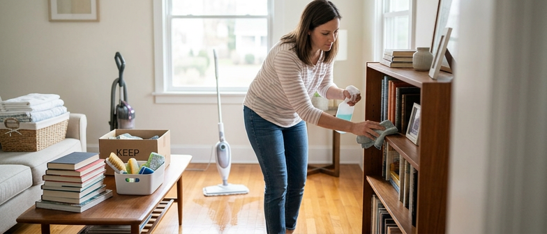 A Monthly Home Reset That Blends Deep Clean, Declutter, and Quiet Maintenance