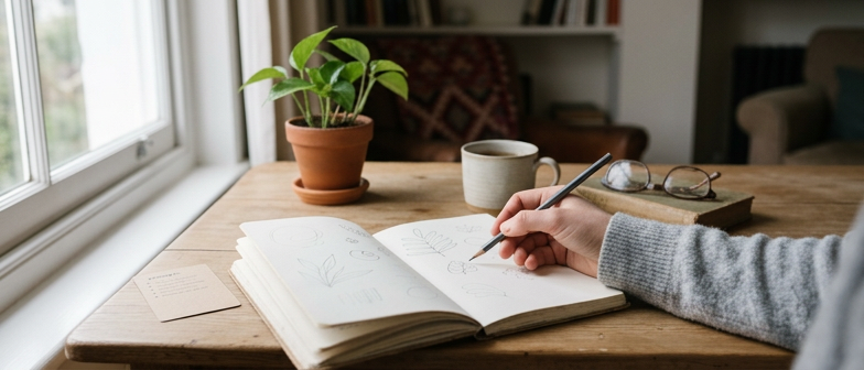 Beginner Sketchbook Practice: Gentle Prompts for a Stress‑Free Daily Drawing Habit