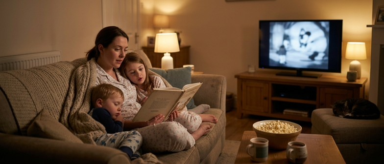 Turning Screen Time into Story Time: A Simple, Cozy Family Movie Night Ritual