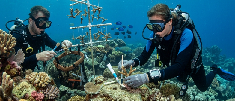 Coral Reef Restoration Meets Climate Stress: Nurseries, Monitoring Tech and Resilient Habitats