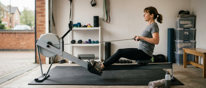 Rowing Machine Cardio Basics: Rhythm, Posture, and Joint-Friendly Endurance