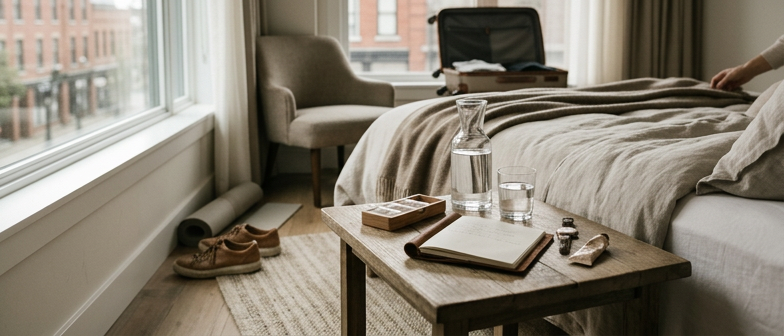 Healthy Travel, One Day at a Time: Sleep, Hydration, Movement and Medication in Sync