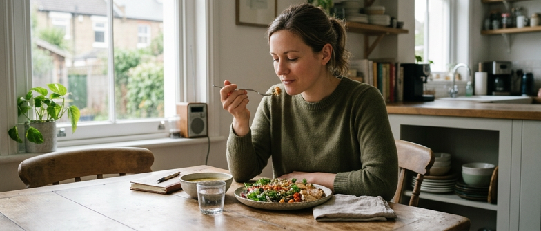 Mindful Eating in Real Life: From Hunger Cues to Distraction-Free, Balanced Meals