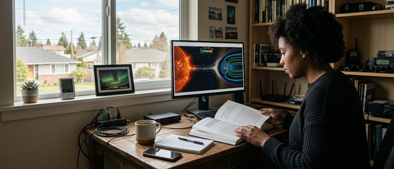 When the Sun Gets Stormy: Space Weather, Auroras, and the Technology We Rely on